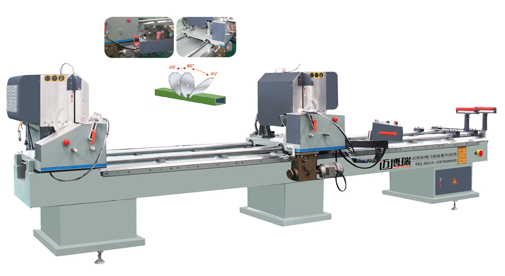 鋁塑型材雙頭切割鋸